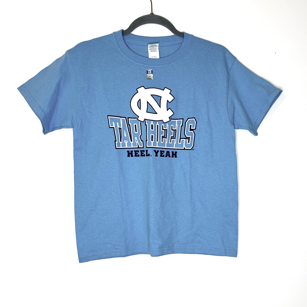 3/$20 UNC Carolina Tar Heels Heel Yeah Youth Unisex Short Sleeve T-Shirt
